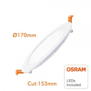 FOCO SLIM CIRCULAR LED 15W - OSRAM CHIP DURIS E 2835
