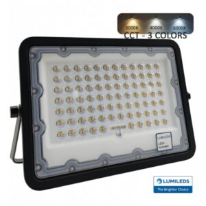 Foco Proyector LED 100W NEW AVANT BLACK - CCT COLOR SELECCIONABLE