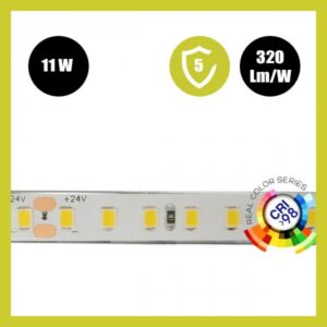 Tira LED 24V |11W/M | CRI ELITE |140 LED/M | 5m | SMD2835 | 1600Lm | CRI98 | IP20