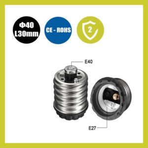 Casquillo Adaptador E40-E27