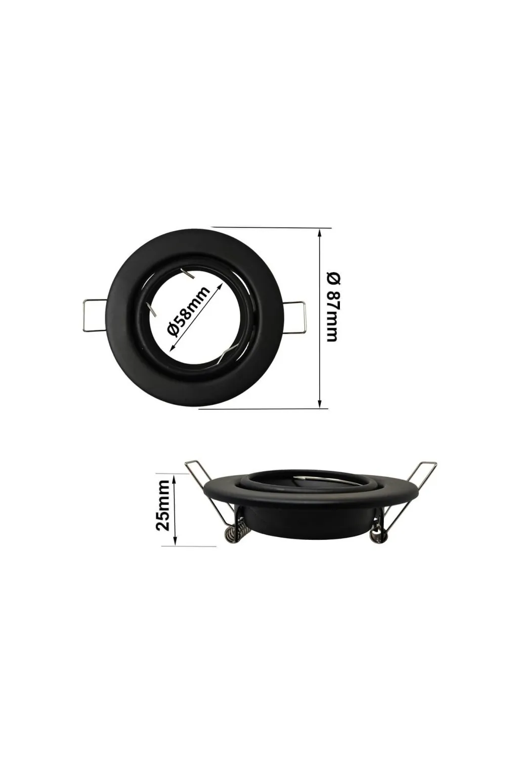 Nuevo Aro Redondo Orientable para dicroica - Imagen 2