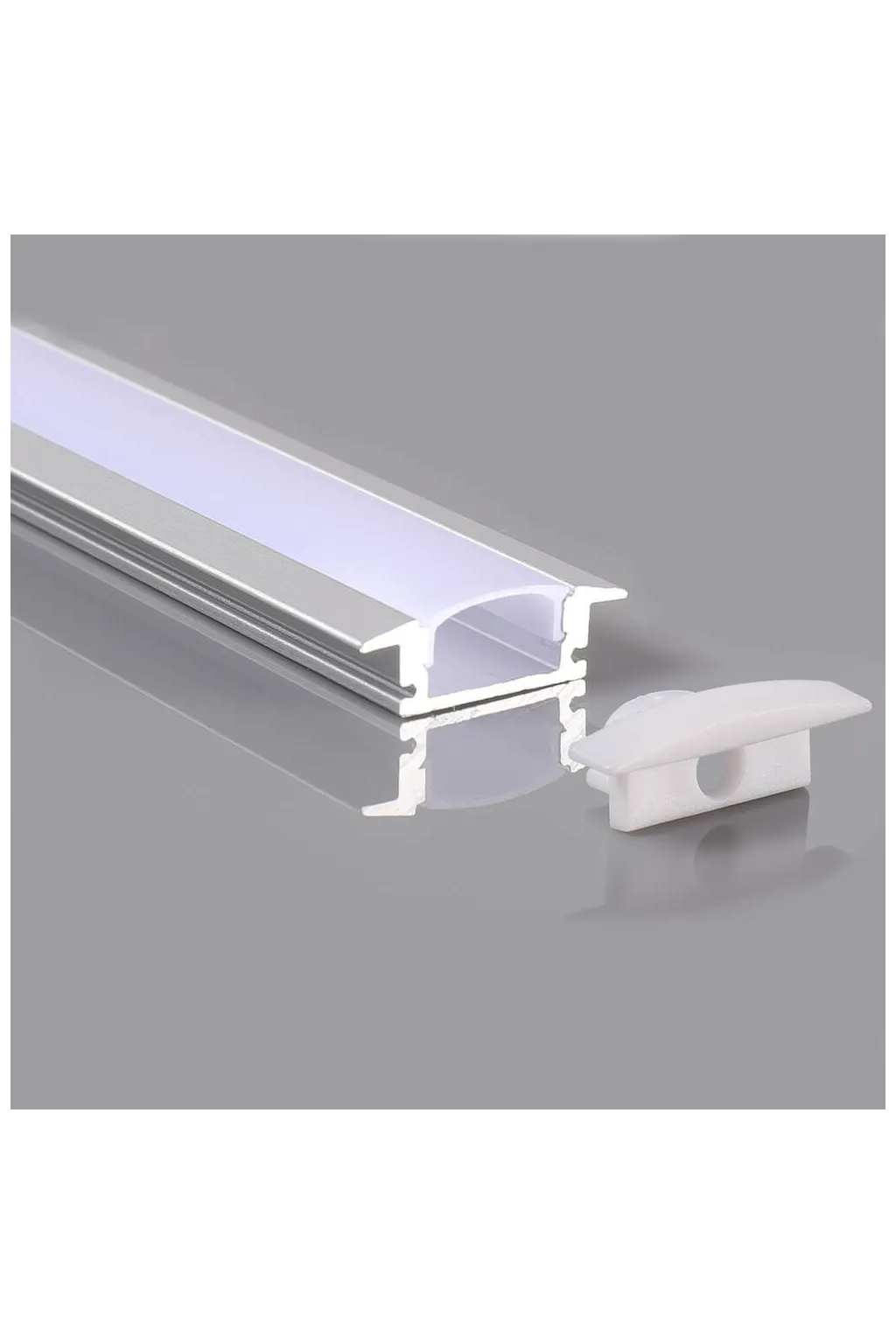 Perfil Aluminio 2 metros para empotrar - ALAS - para Tiras de LED - Imagen 3